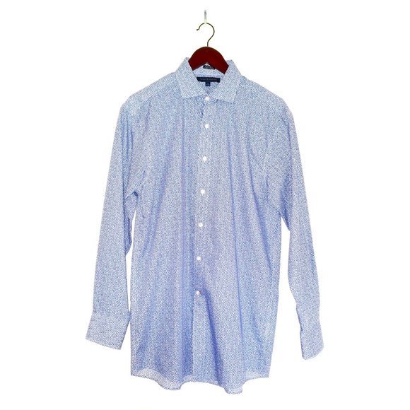 🔴 3/$40 - Tommy Hilfiger Patterned Dress Shirt - Picture 1 of 6
